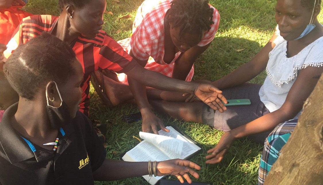 women studying the Bible